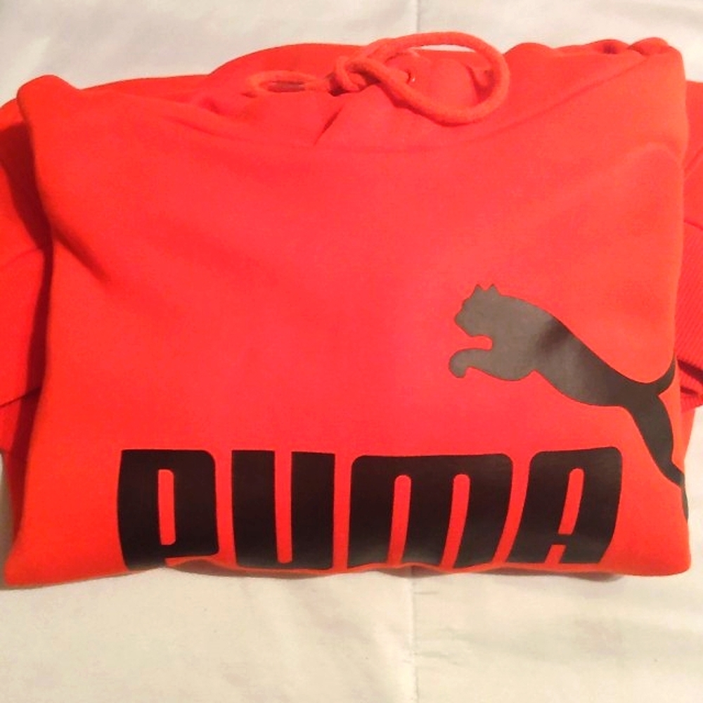 Men's Puma Hoody Red -N- Black Lrg.